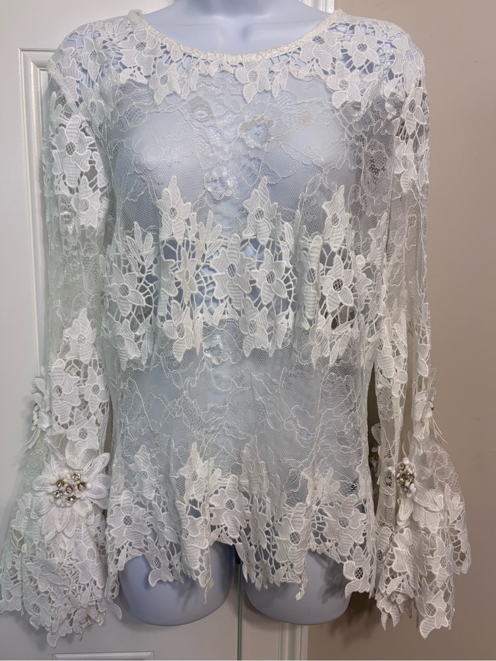 Boston Proper Lace Top